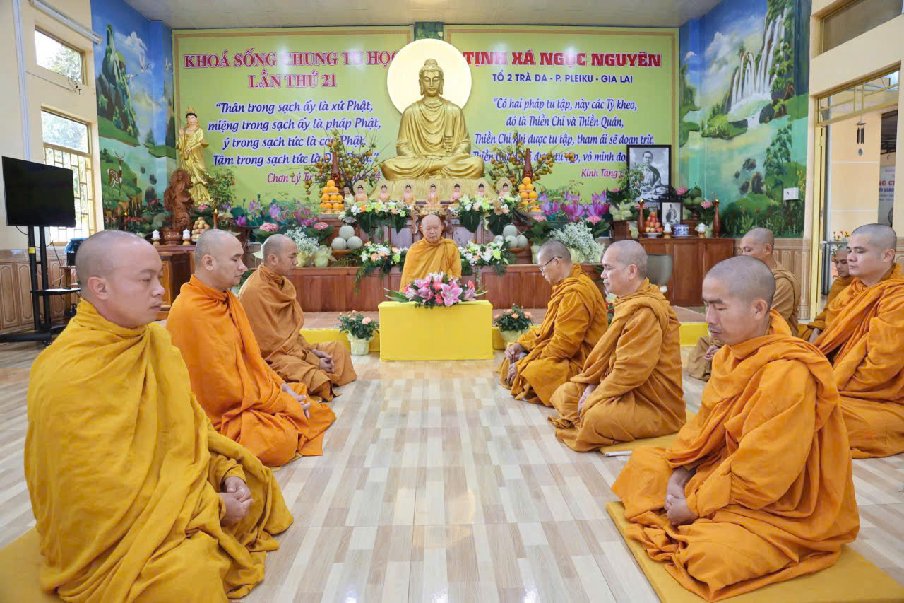 Pleiku: Lễ Khai mạc khoá “Sống chung tu học” lần thứ 21 của Ni giới Giáo đoàn III tại tịnh xá Ngọc Nguyên